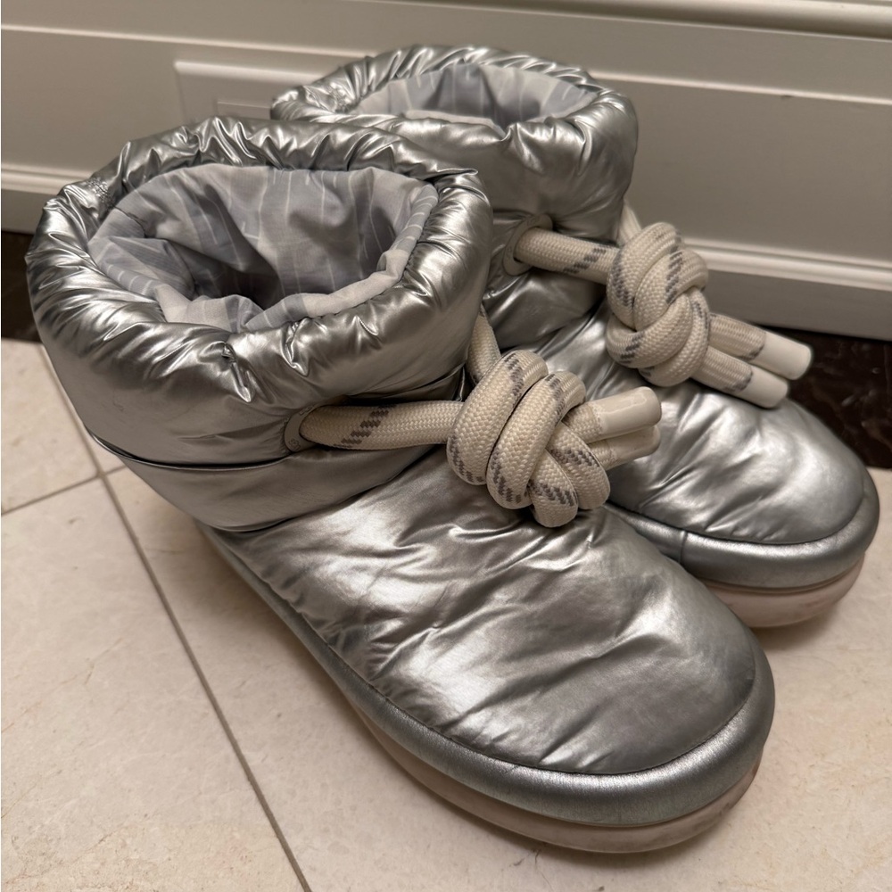 UGG Silver Metallic Winter Boots
